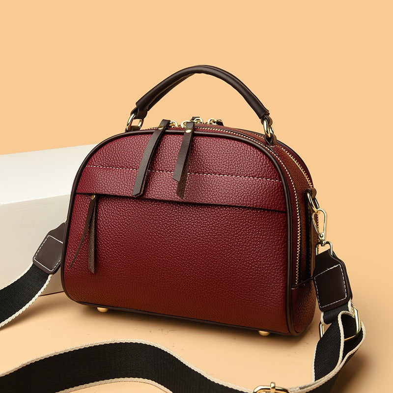 Handtasche aus strukturiertem Kunstleder für Damen - Marcela
