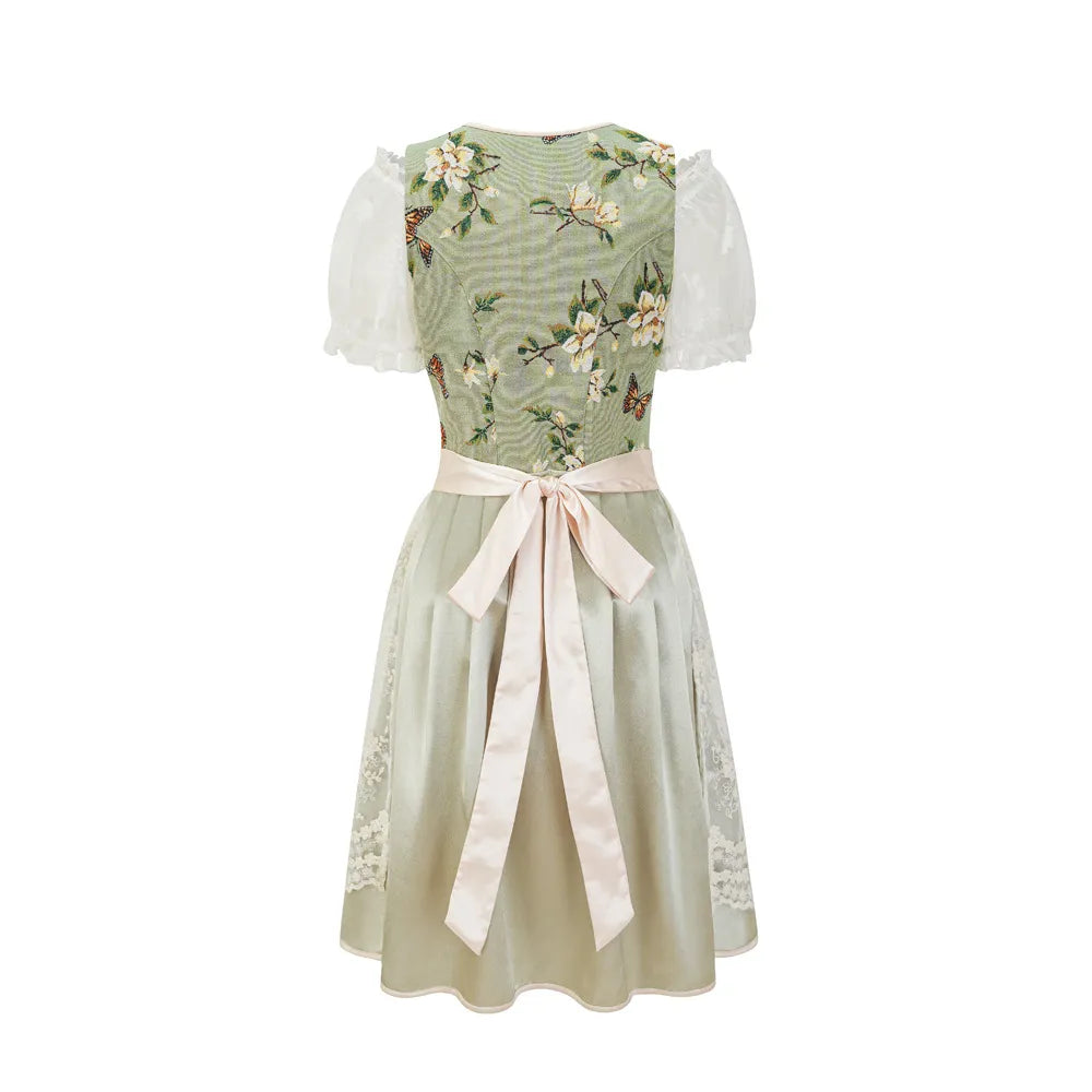 Damen Oktoberfest Dirndl Kleid Grün - Lucia
