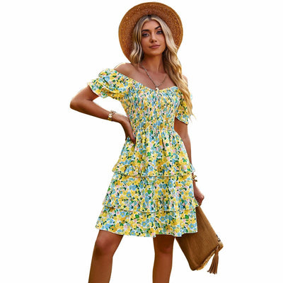 Tiffany - Blütenblätter und Rüschen Kleid