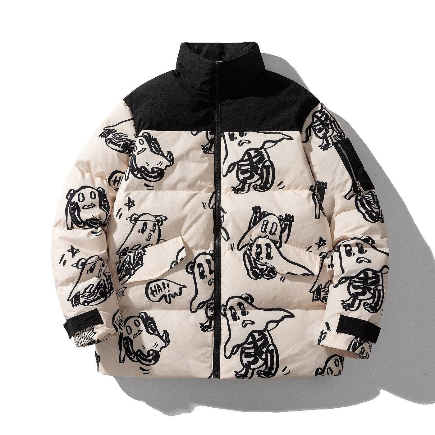 Bedruckte Steppjacke - Mauro