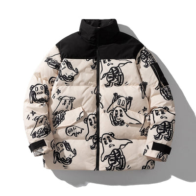 Bedruckte Steppjacke - Mauro
