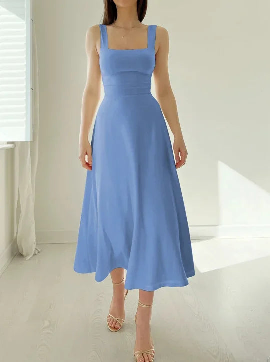 Audrey Reversible Midikleid aus Bio-Bambus mit Taschen