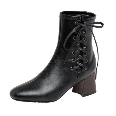 Vintage-Schnürstiefeletten - Nova