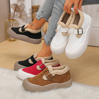 Damen Winterclogs mit verstärkter Spitze und Schnalle - Renate