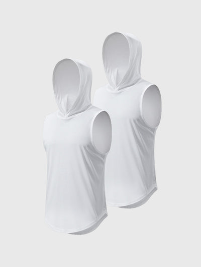 Ärmelloses T-shirt mit Kapuze