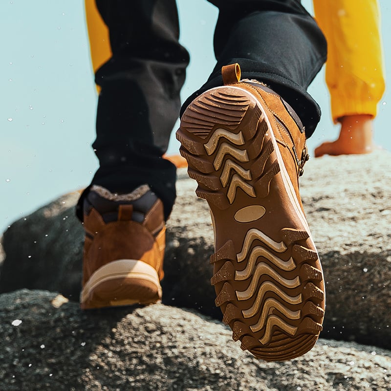 Wasserdichte Herren-Wanderschuhe mit rutschfester Sohle - Theo