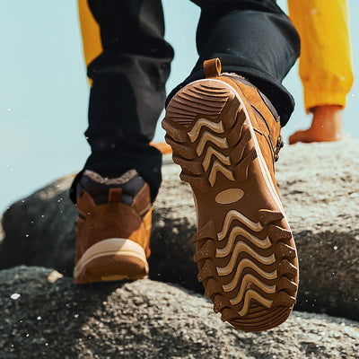Wasserdichte Herren-Wanderschuhe mit rutschfester Sohle - Theo