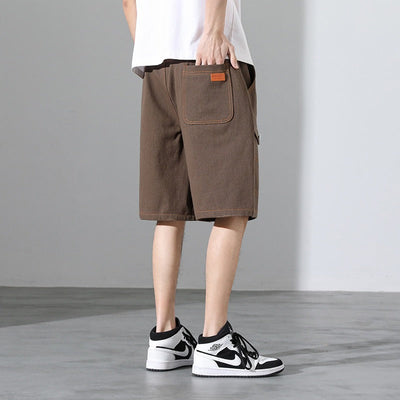 Herren-Shorts im urbanen Stil mit Kontrastnähten - Mateo