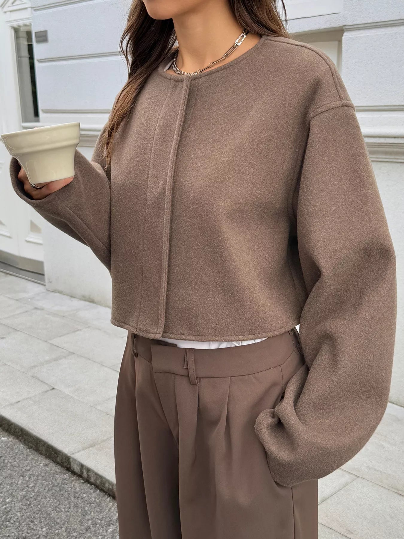 Kurze Damen-Wolljacke - Sabrina