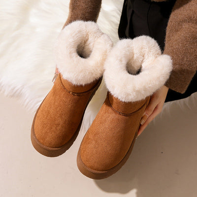 Damen-Winterstiefelette mit Schleife und Thermofutter - Bianka