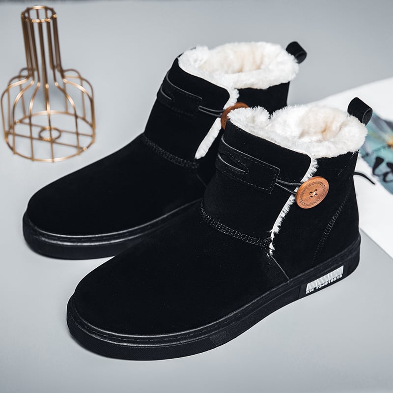Herren-Winterstiefel aus Wildleder mit warmem Futter - Danny
