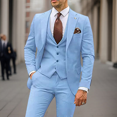 Pietro - Hochwertiger Geschäftsanzug 3-Teiliges Anzug-Set