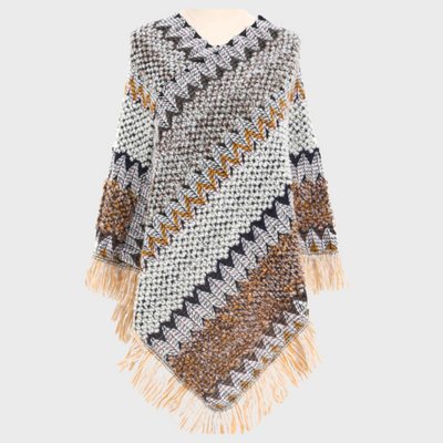 Louisa - Boho inspirierter Damenponcho