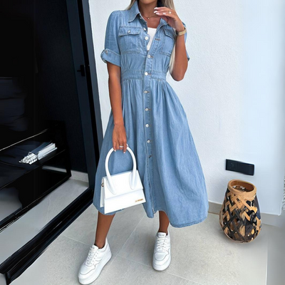 Alissa - Trendiges Denim-Kleid für Frauen