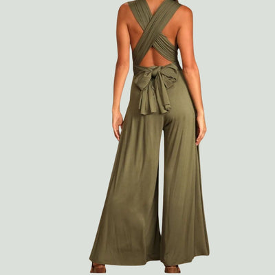 Sophia - Eleganter Jumpsuit mit Kreuzrücken