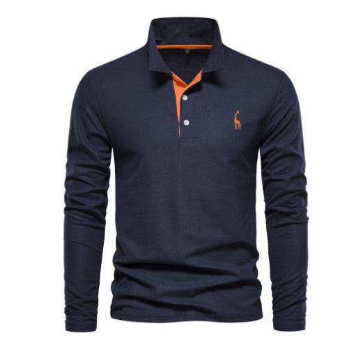 Langärmeliges Herren-Poloshirt - Dario
