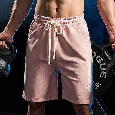 Herren-Fitness-Shorts aus Stretch-Baumwolle - Hugo