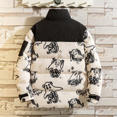 Bedruckte Steppjacke - Mauro