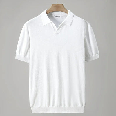 Anthon - Gestricktes Poloshirt