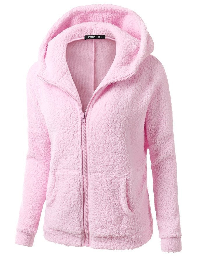 Fleecejacke mit Kapuze - Rachel