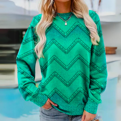 Paulien - Bunter Retro-Pullover