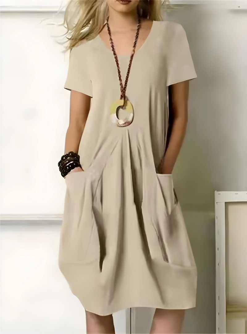 Lux - Stilvolles Kleid mit Taschen