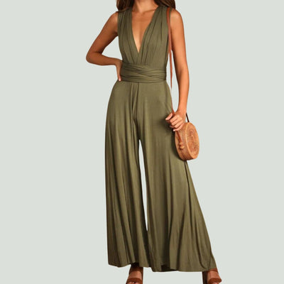 Sophia - Eleganter Jumpsuit mit Kreuzrücken