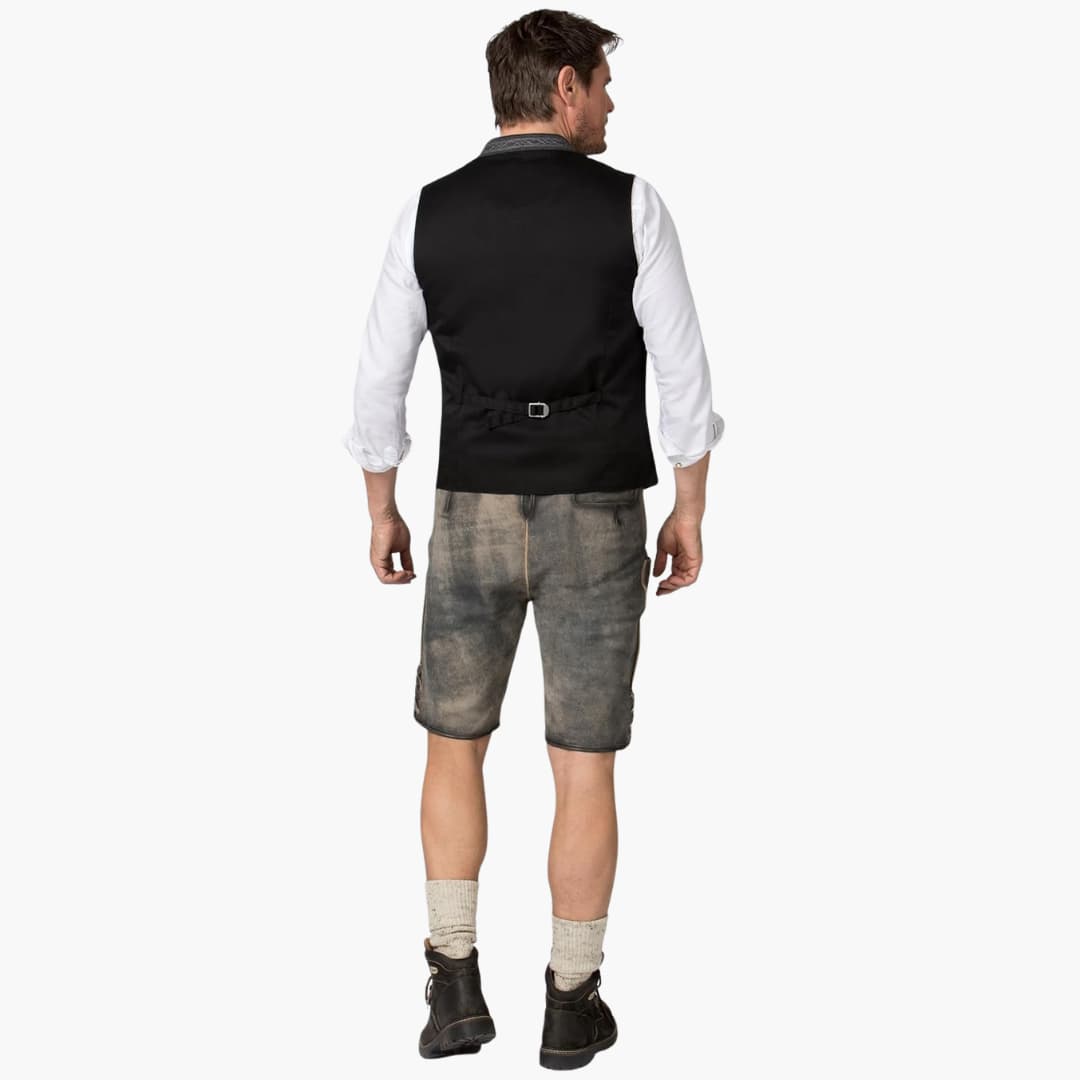 Stehkragen Trachtenweste für Herren Oktoberfest - Gerhard