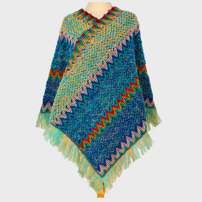 Louisa - Boho inspirierter Damenponcho
