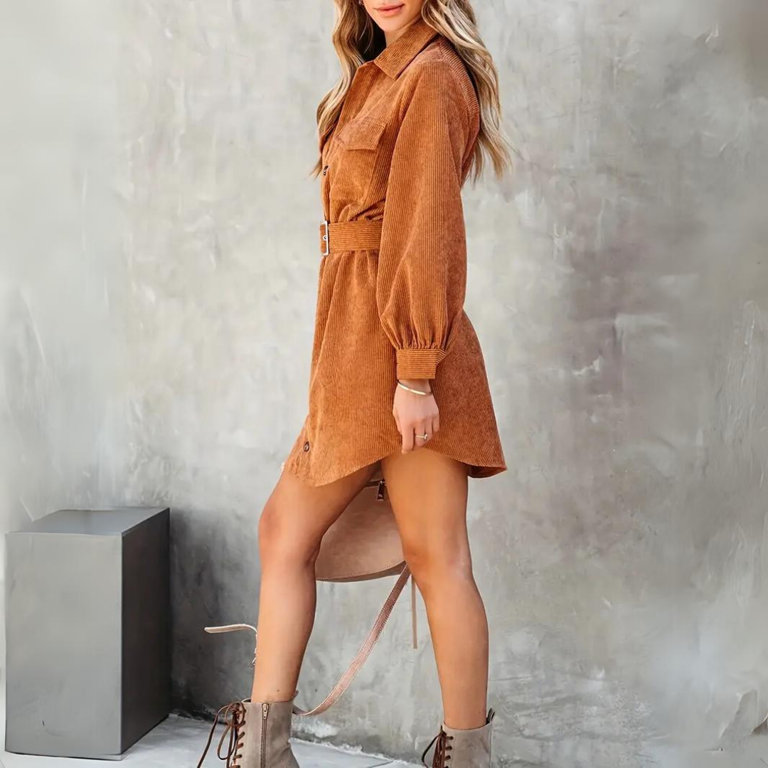 Saar - Fabulous Damen-Cordkleid