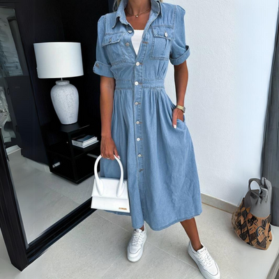 Alissa - Trendiges Denim-Kleid für Frauen
