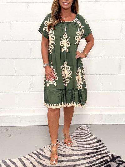 Sarah - modisches Sommerkleid mit Ausschnitt