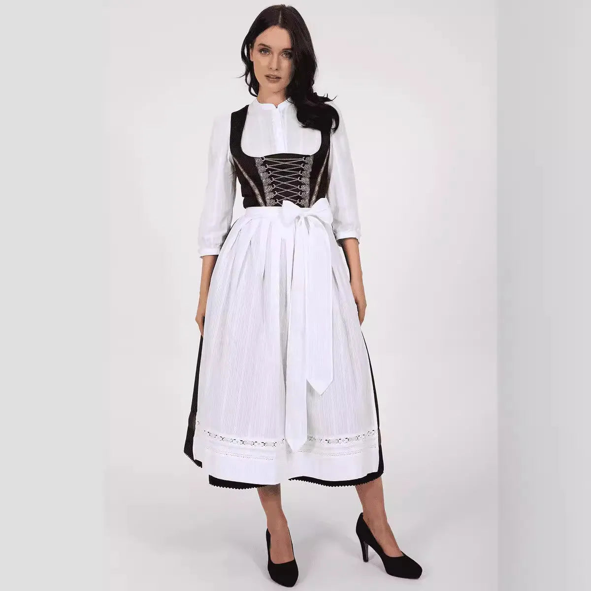Damen Maxi Dirndl Kleid Oktoberfest 2025 - Elisabeth