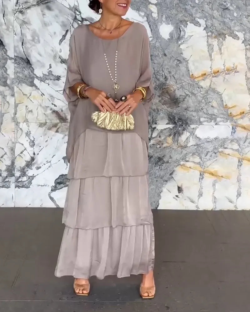 Alya - Langes, lockeres Kleid