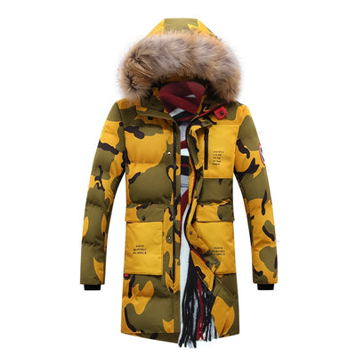 Gesteppter Herren-Parka mit Camouflage-Aufdruck - Leonard