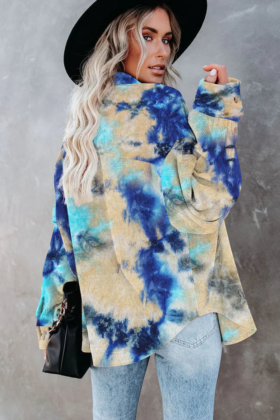 Lily Batik-Cordhemd Damen – Trendig und Lässig