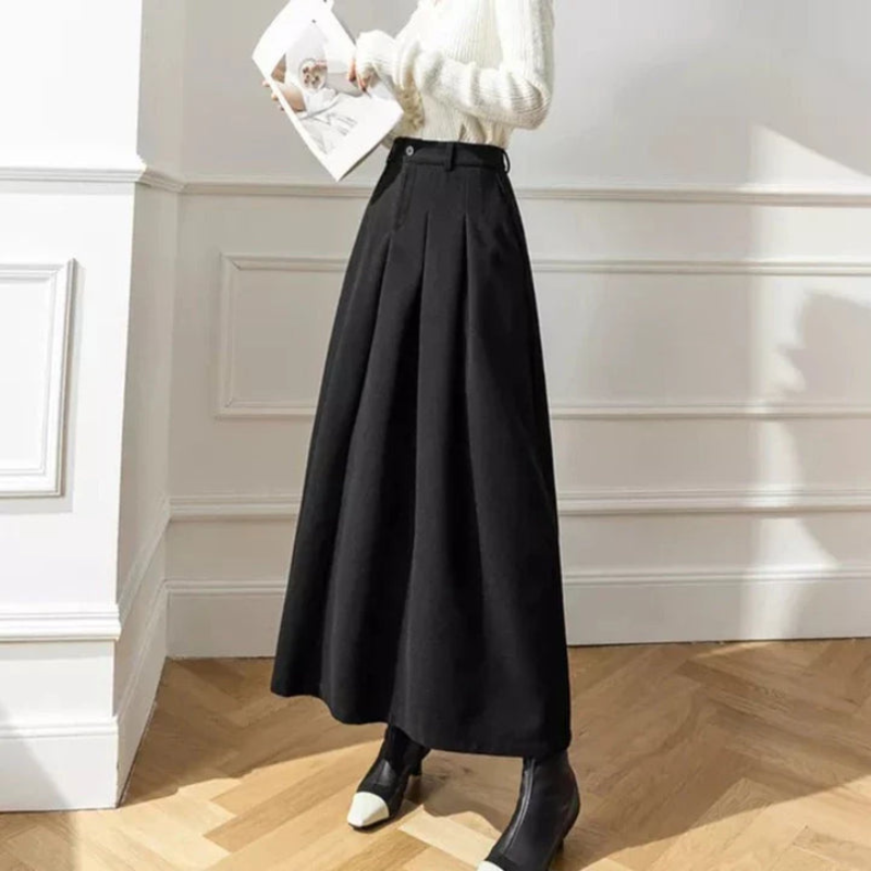 Faltenrock Mit Hoher Taille für Damen - Lässig