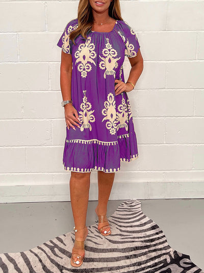 Sarah - modisches Sommerkleid mit Ausschnitt