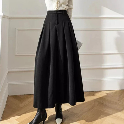 Faltenrock Mit Hoher Taille für Damen - Lässig