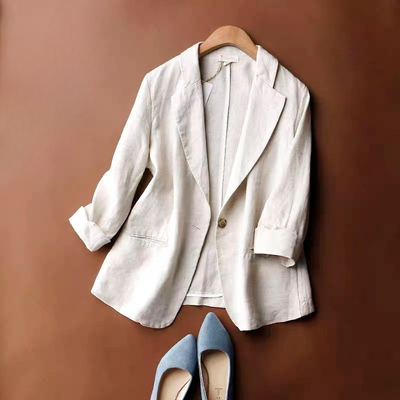 Lässiger Leinenblazer für Damen - Amara