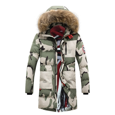 Gesteppter Herren-Parka mit Camouflage-Aufdruck - Leonard