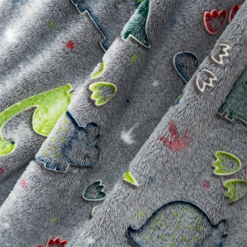 Dinosaurier Flanell-Kinderdecke