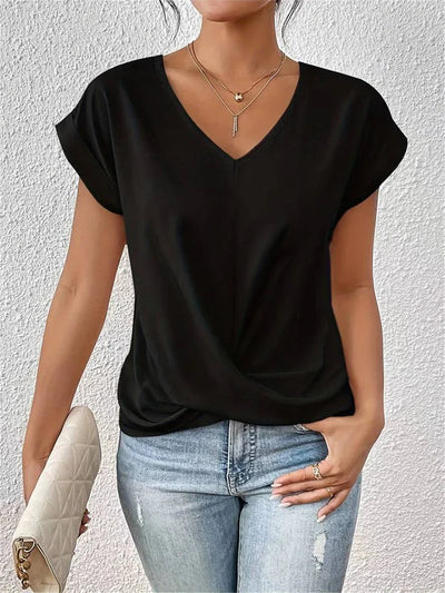 Leslie - Lässiges Kurzarm T-Shirt für Damen
