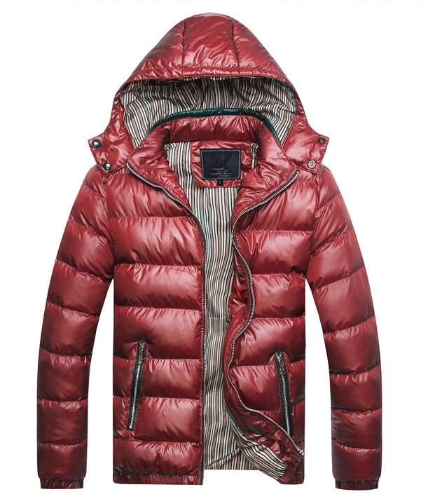 Herren-Steppjacke mit glänzender Oberfläche - Maden