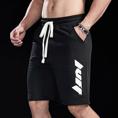 Herren-Fitness-Shorts aus Stretch-Baumwolle - Hugo