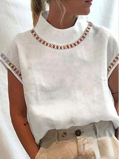 Marieky - Damen lässige Vintage-Bluse