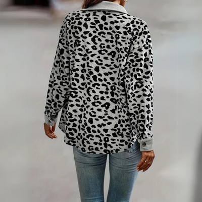 Toos - Schicke Jacke mit Leopardenmuster für Frauen
