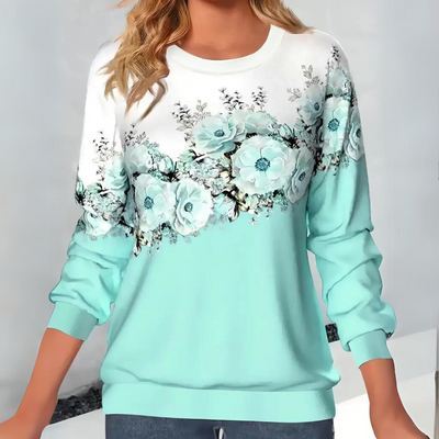 Tialda - Eleganter Pullover mit Blumenmuster für Damen