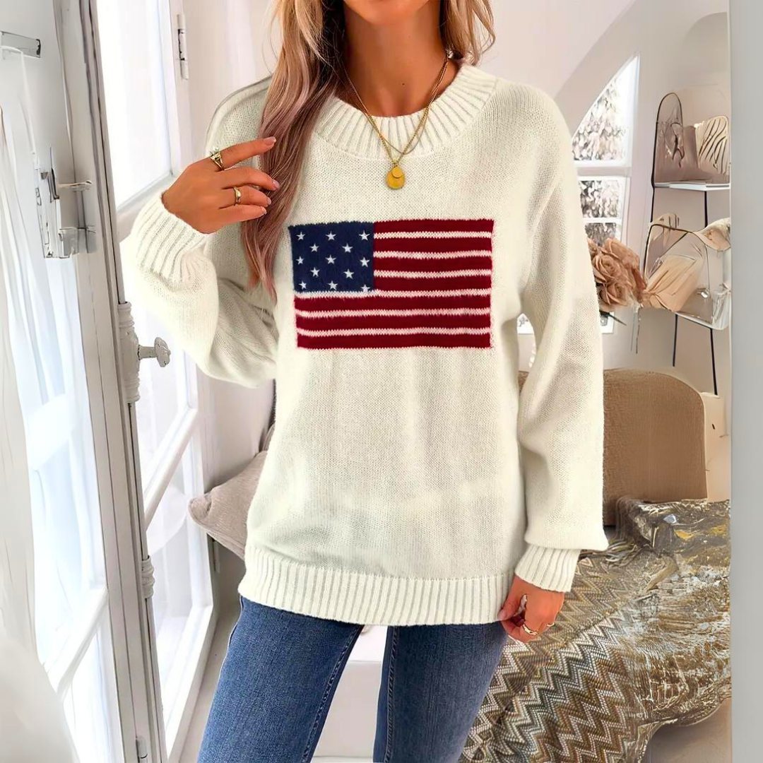 Charlene - Trendiger Strickpullover für Damen