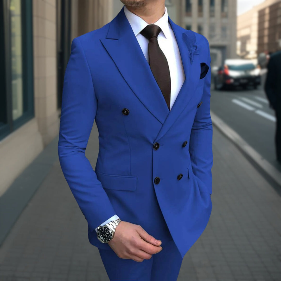 Alfonso - Beste Qualität Businessanzug 3-teiliges Anzug-Set